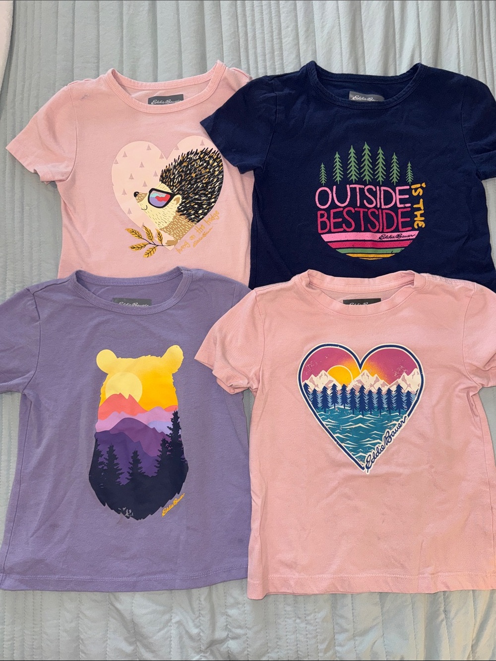Bundle of 4 Eddie Bauer Outdoorsy Graphic Tees